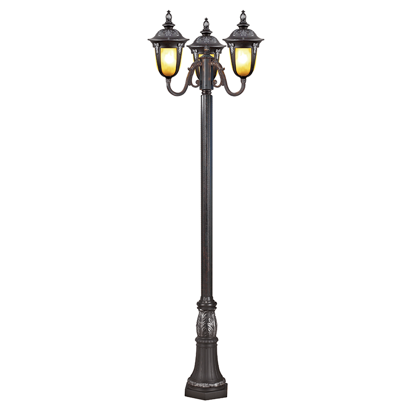 DH-3029-3MA(107# Brushed Bronze) Garden Light Lamp Post