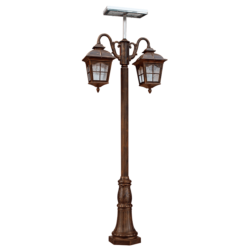 E-1869-2MD Solar Garden Light Lamp Post