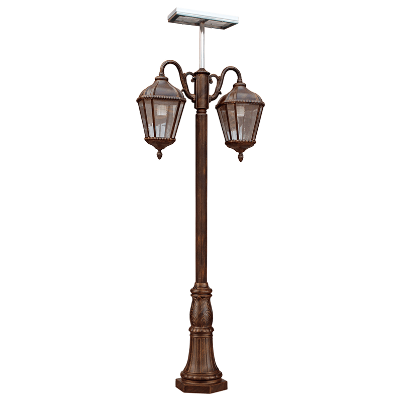 E-1879-2MD Solar Garden Light Lamp Post